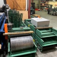 Roach Powered Belt Conveyor & Master Control Box